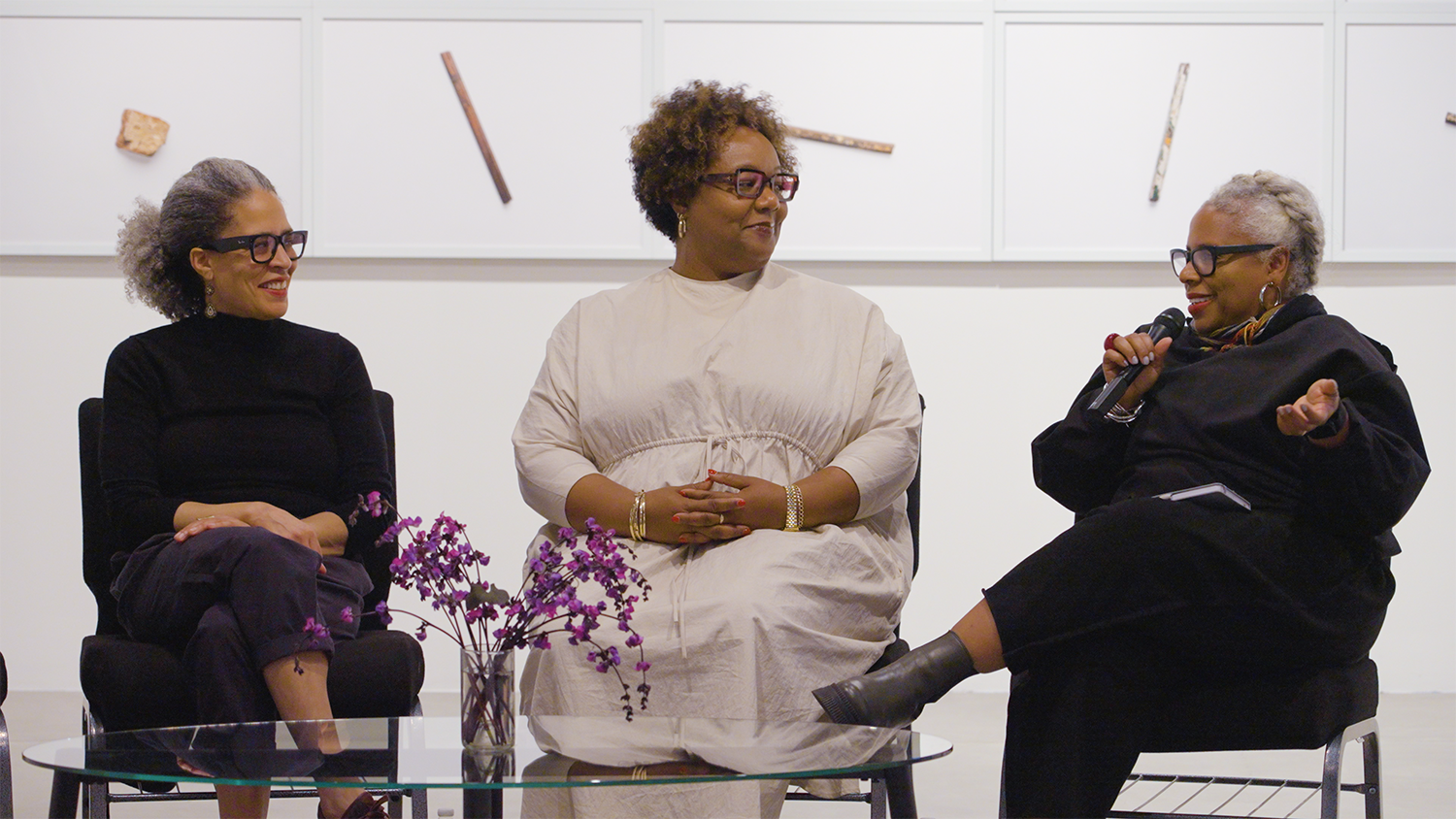 Photo of Lisa Dent, Elissa Blount Moorhead and Maori Karmael Holmes