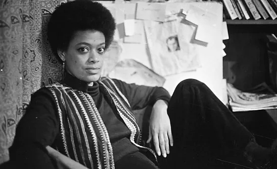 Black and white photograph of Toni Cade Bambara.